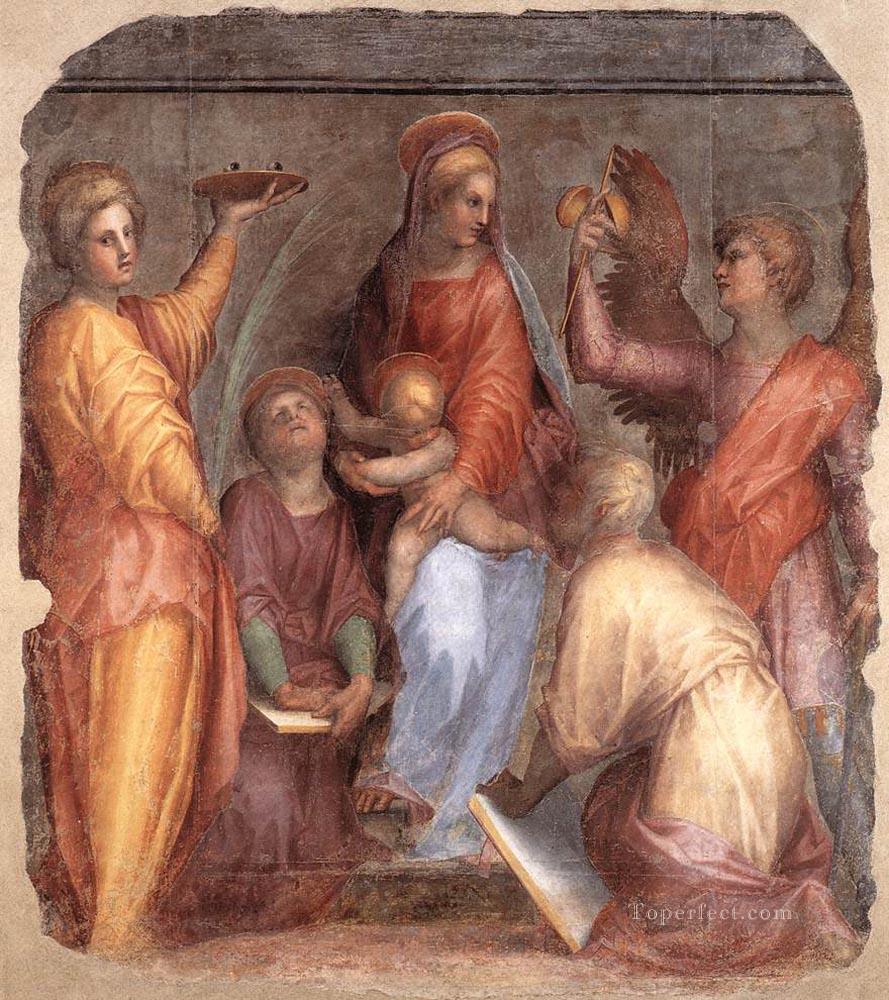 Sacra Conversazione portraitist Florentine Mannerism Jacopo da Pontormo Oil Paintings